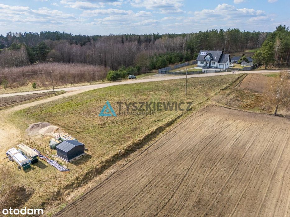 Działka 2458 m² z WZ na 2 domy 5 km od jeziora