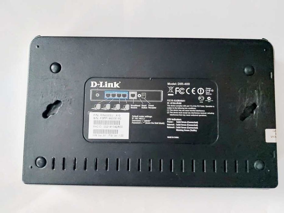 Wi-Fi роутер D-Link DIR-400