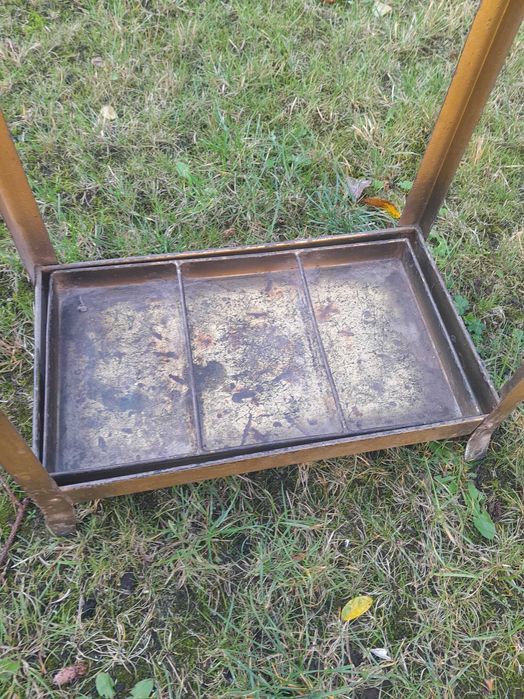 Przedwojenny blaszany stojak na parasole