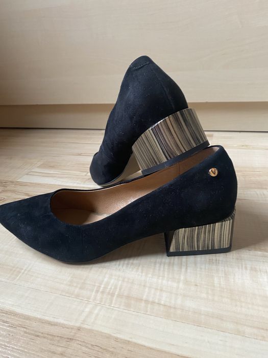 Zamszowe Czółenka Venezia 39