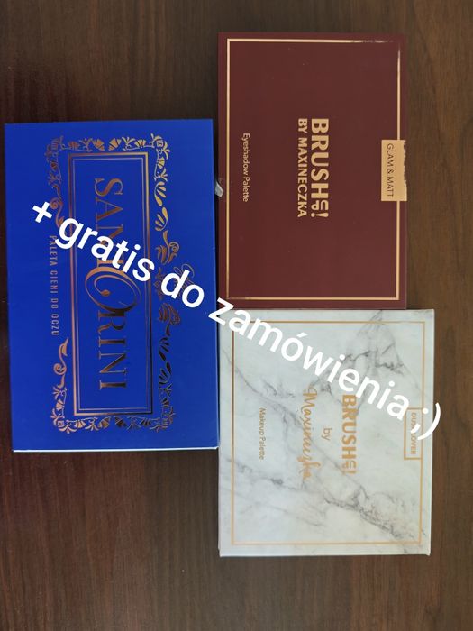 glamshop Santorini paleta do oczu+2 palety od maxineczki