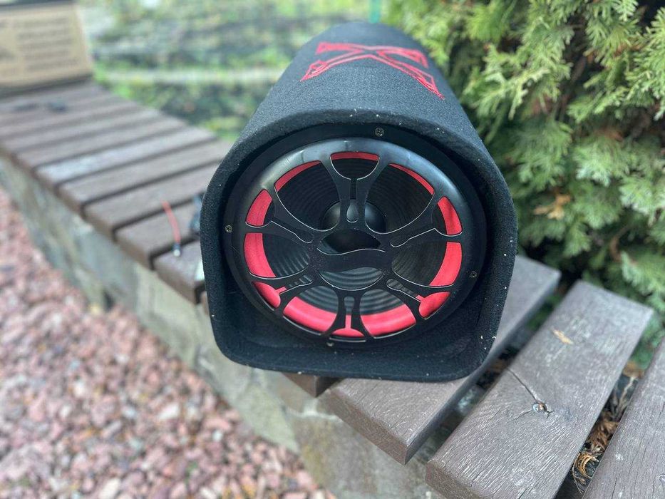 Сабвуфер автомобильный. Активный саб в  машину. Акустика. Колонка.