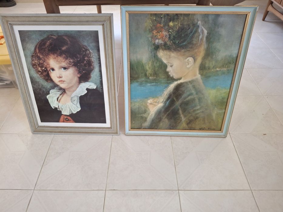 Quadros muito antigos em ótimo estado