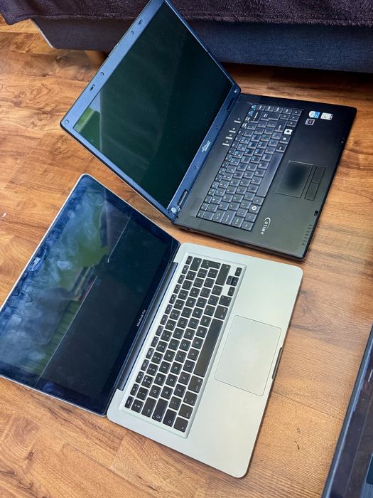 4x laptop dell fujitsu-siemens macbook hp