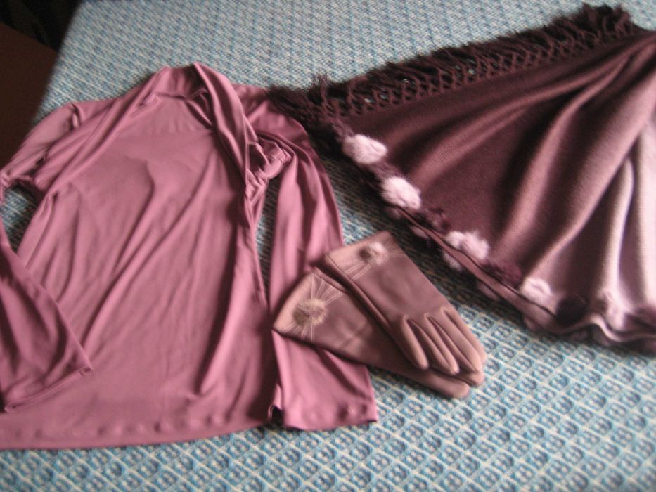 Conjunto artigos de moda para senhora