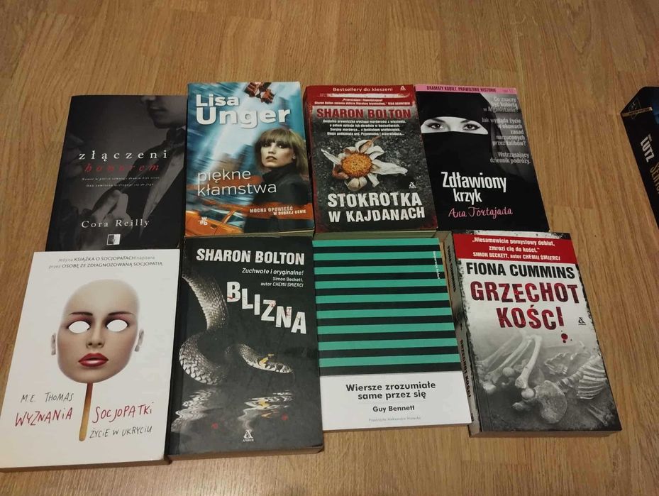 Kryminały, romanse, poezja różne za 5 zl