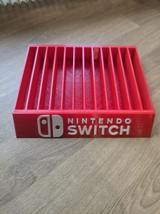Organizador para 12 Jogos Nintendo Switch impressão 3D