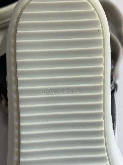 Rick Owens GEOBASKET кеды 43 44 42 3 кроссовки черные jumbo lace laces