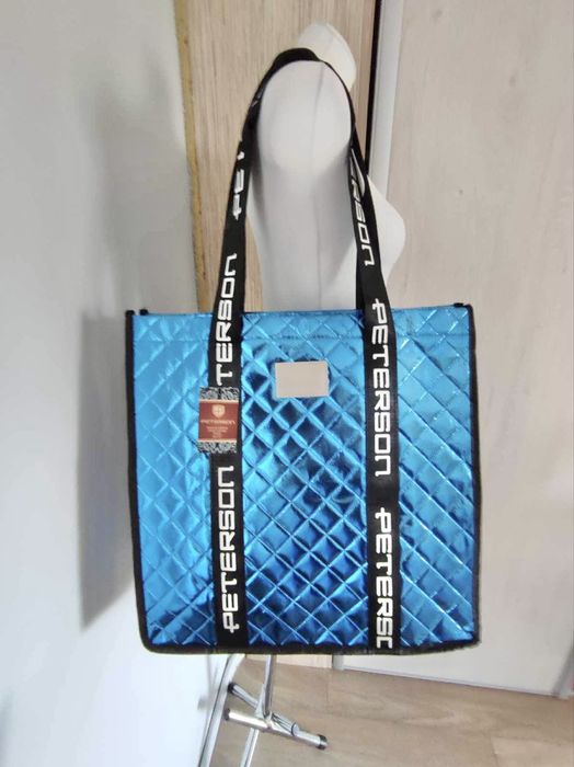 Torba shopperka niebieska , Peterson