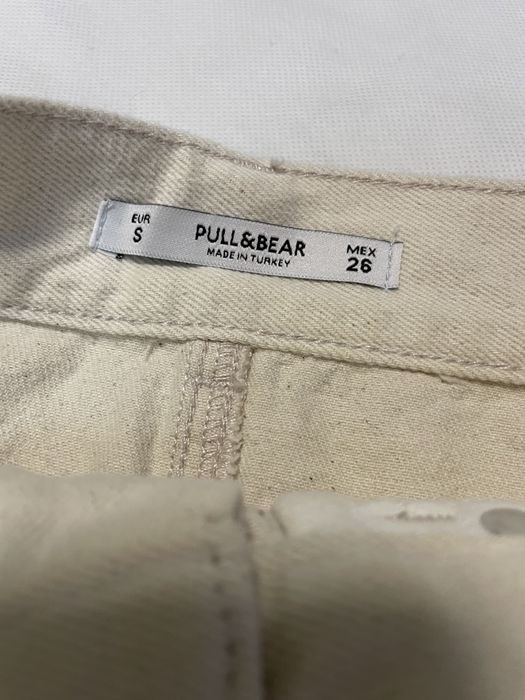 Krótka spódniczka spódnica jeans Pull & Bear Denim Collection S 36 beż