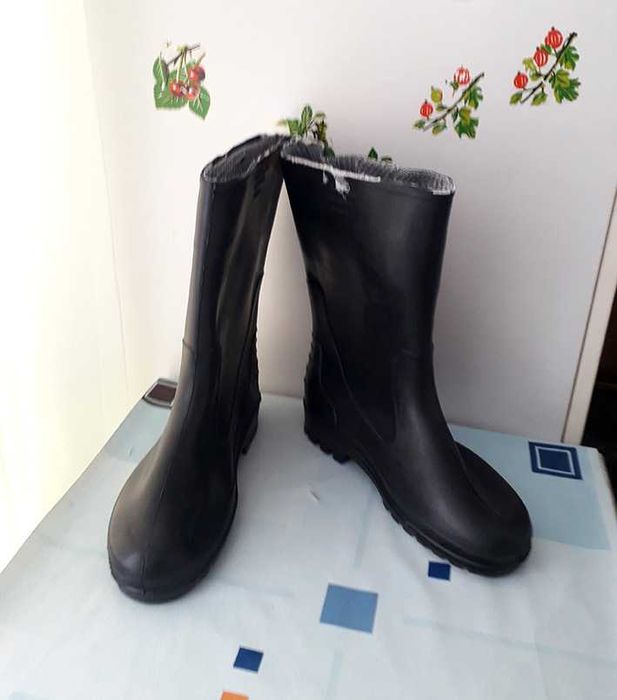 Сапоги резиновые рабочие(вставка-утеплитель)DreamStan 39 р, 24,7-26 см