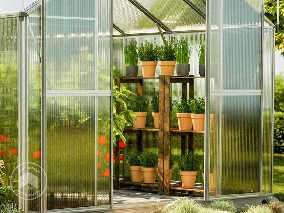 Szklarnia 225 x 259 cm renomowanej marki GFP Aluminium Poliwęglan