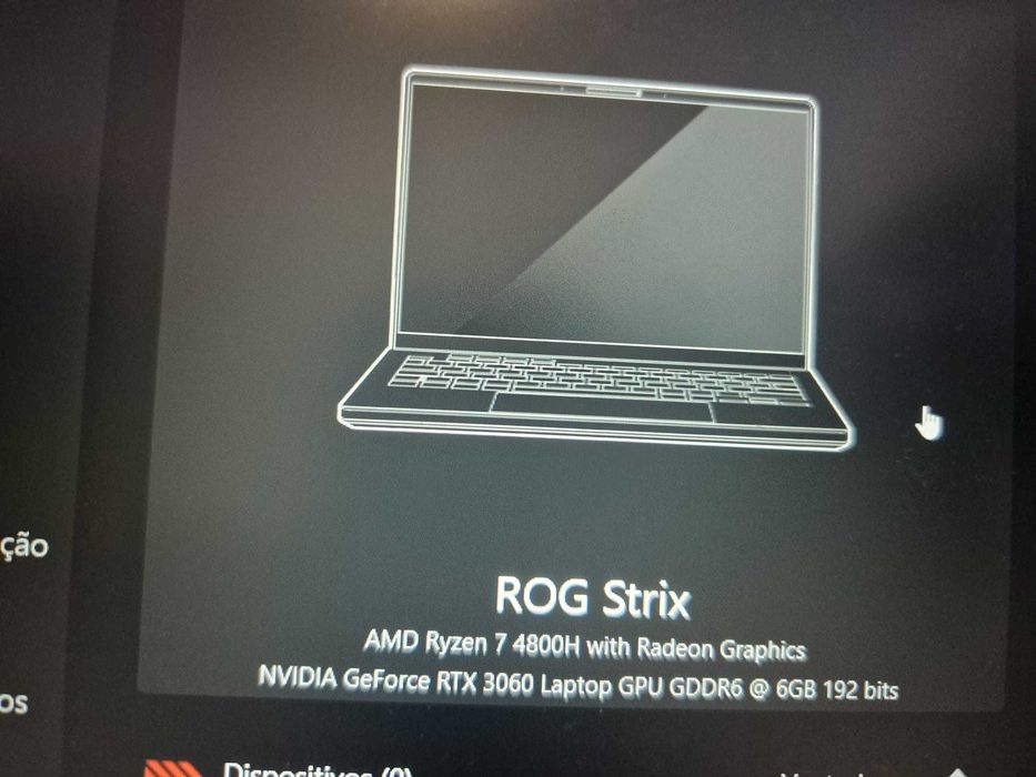 Portátil Asus ROG Strix G513IM