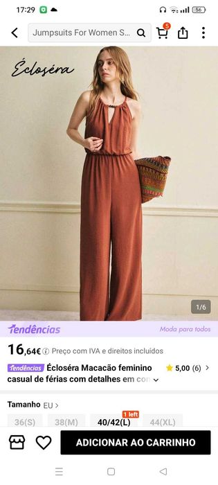 Macacões e conjunto