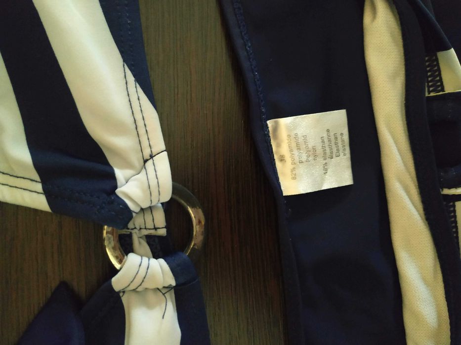 Роздільний жіночий купальник Морячка, верх 80-85С, низ Л, 38 розмір