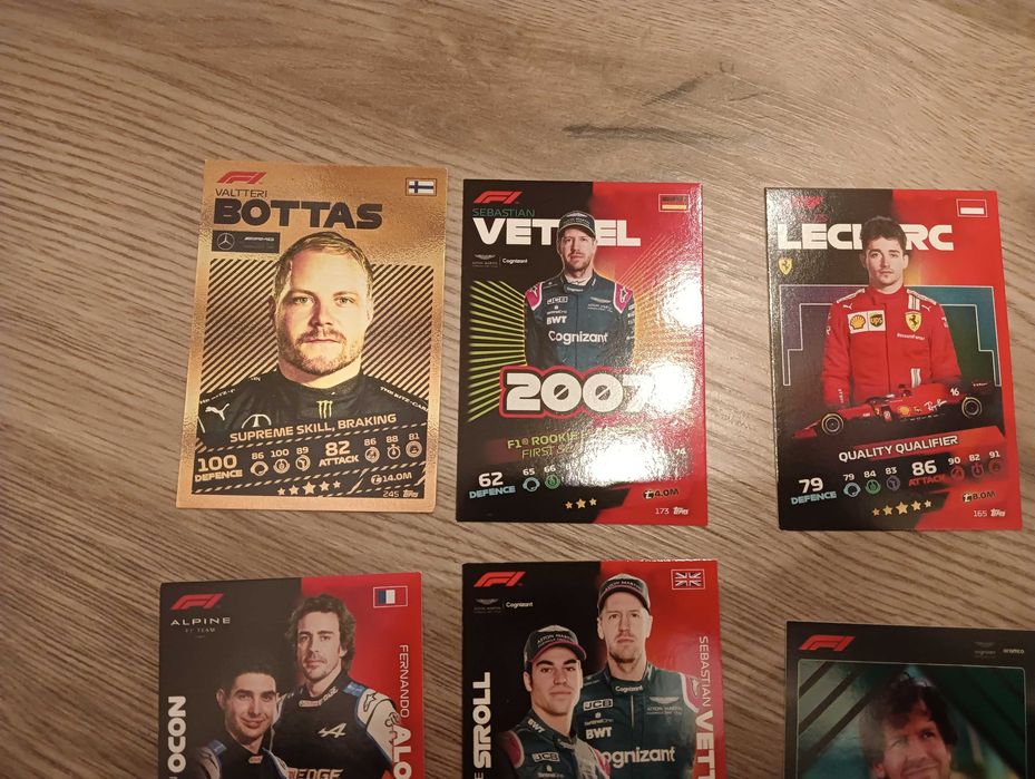 Karty kolekcjonerskie Formuła 1 Topps Turbo Attax