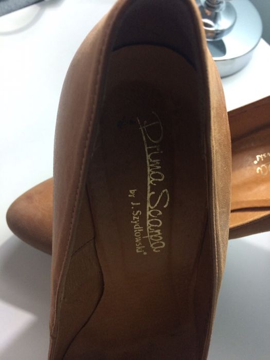 Szpilki camel roz 39