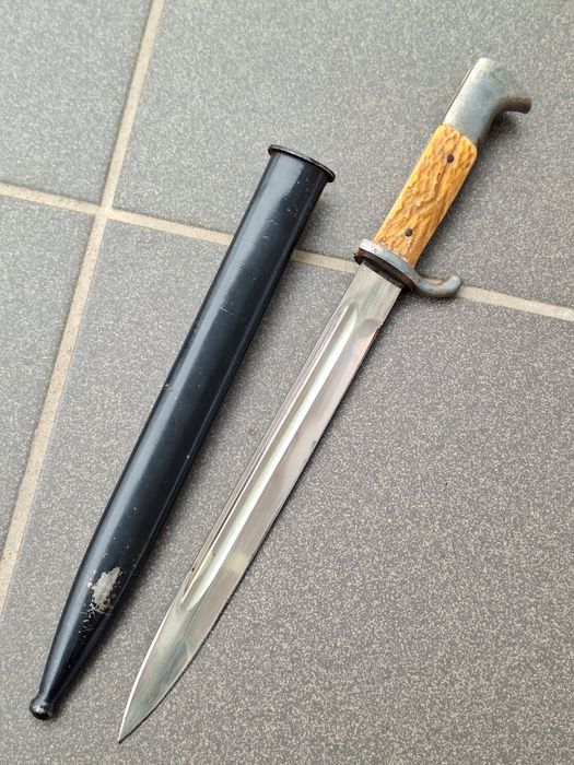 Bagnet niemiecki KS 98 rogowa rękojeść