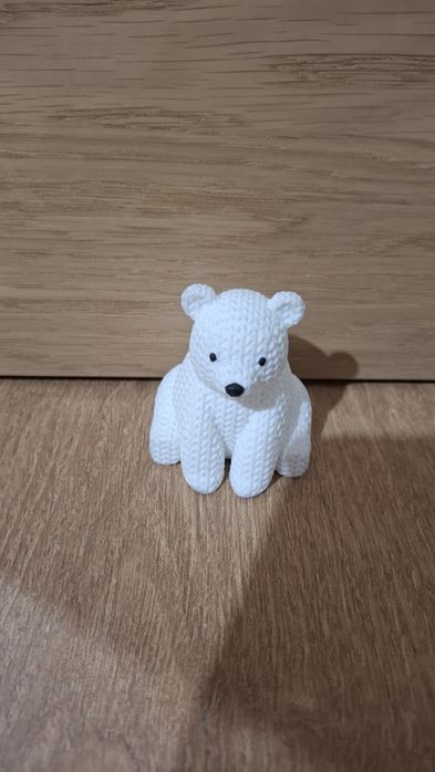Figurka misia polarnego.  Wydruk 3D