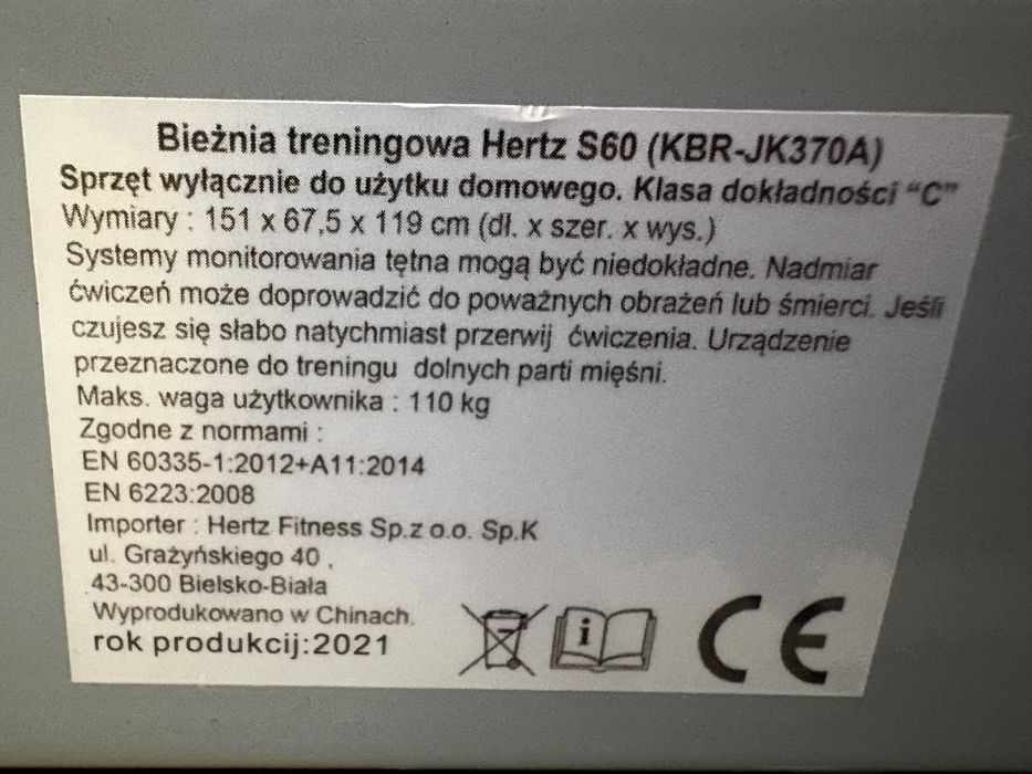 Sprzedam bieżnie