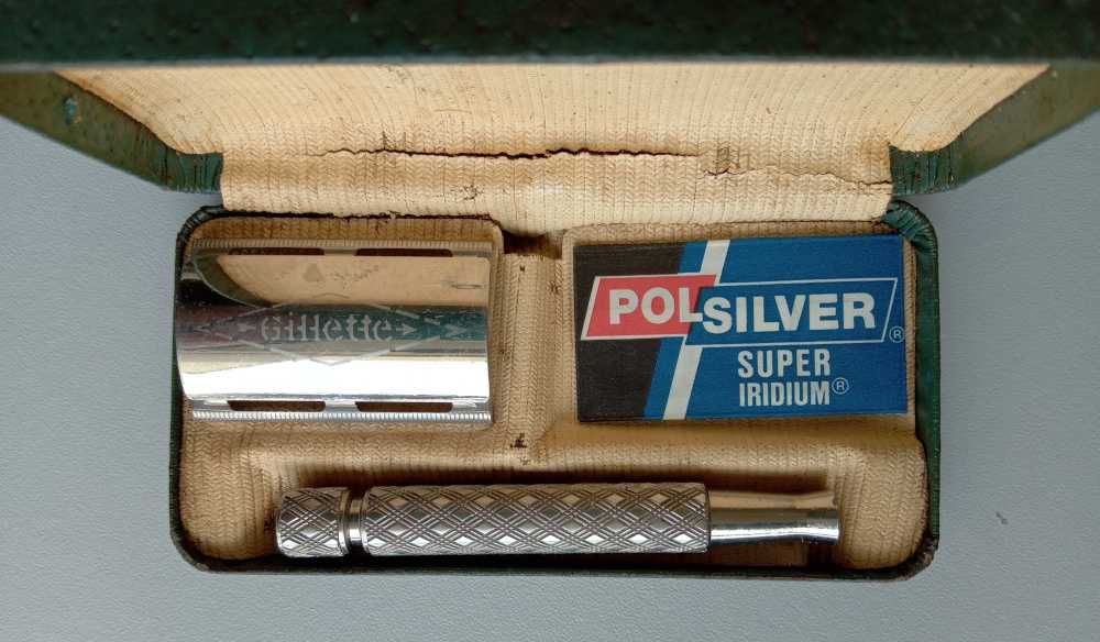 Zabytkowa maszynka do golenia Gillette - 1958r