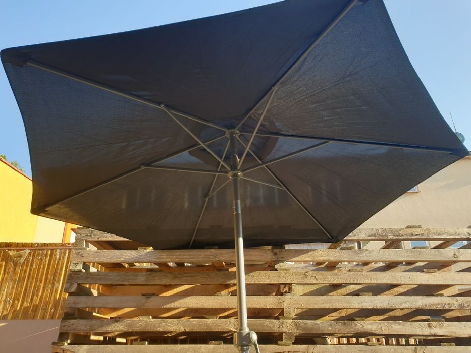 Parasol średni czarny