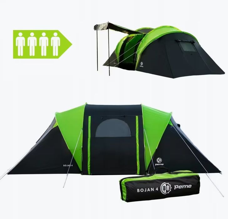 Tenda campismo 4 pessoas semi nova
