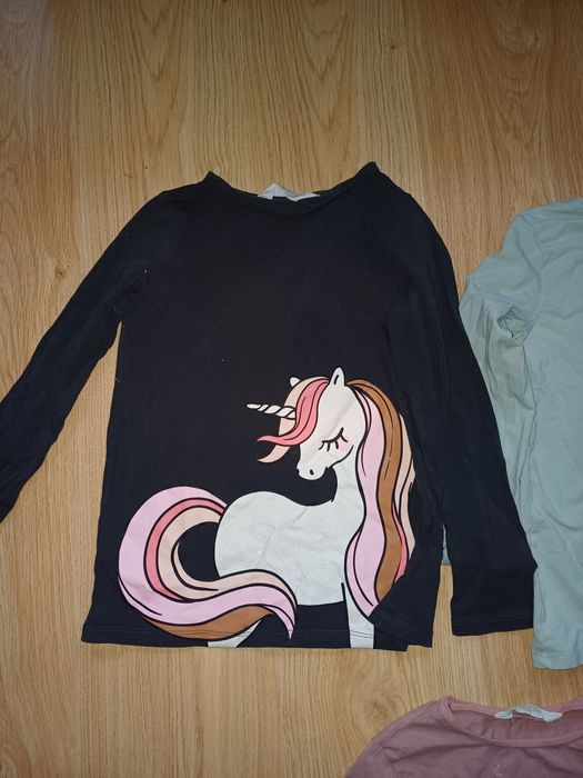 Bluzeczki dla dziewczynki H&M plus sukienka