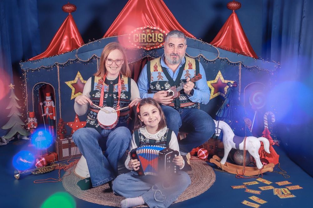 Cenário de Natal - circo de Natal