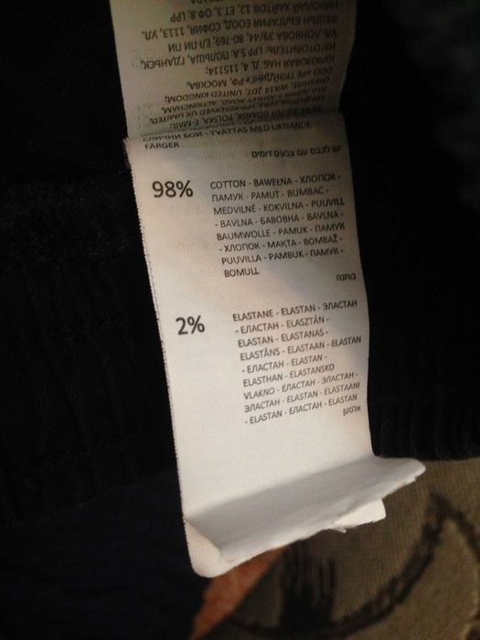 Spodnie jeansy jogger cargo Sinsay 36