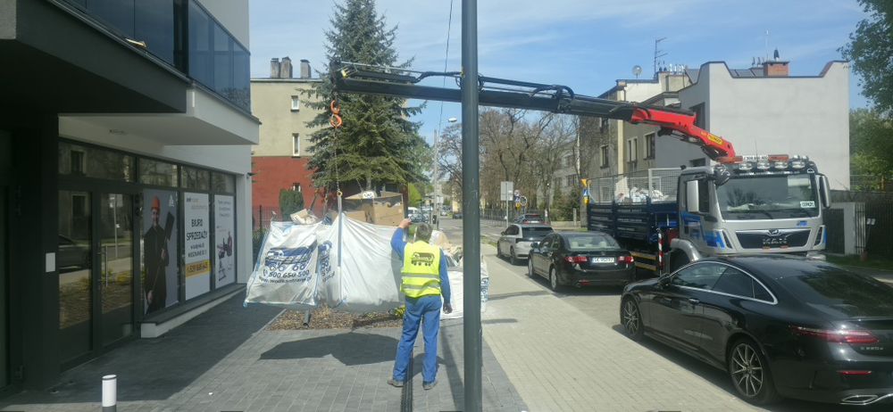 BIG-BAG worek kontener wywóz gruz meble odpady budowlane śmieci remont