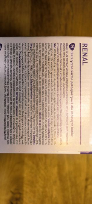 Mokra karma Concept for life Renal chicken 12x85g