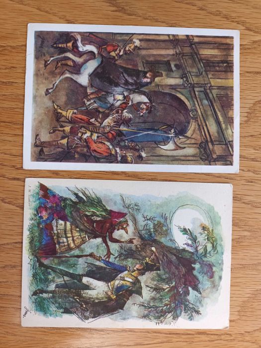 J.M. Szancer pocztówki 9 sztuk