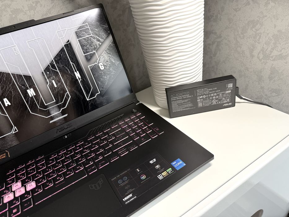 Asus Tuf F17/2025/i5-12th/RTX3050-4GB/144hz/16GB/512GB.