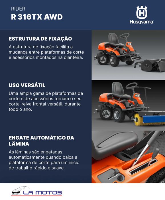 Rider Corta relvas Husqvarna  R 316TX