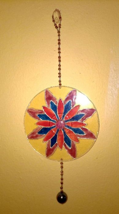 Mandala com motivo floral