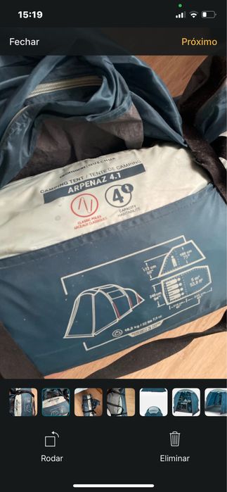 Tenda para 4 pessoas decatlhon