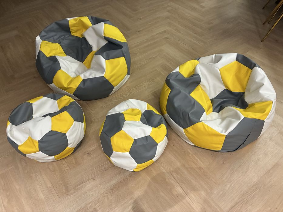 Pufa piłka zestaw 2+2 XXXL