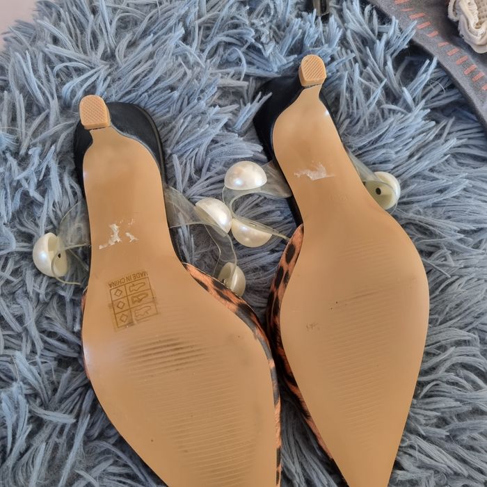 Buty panterka I perły 38