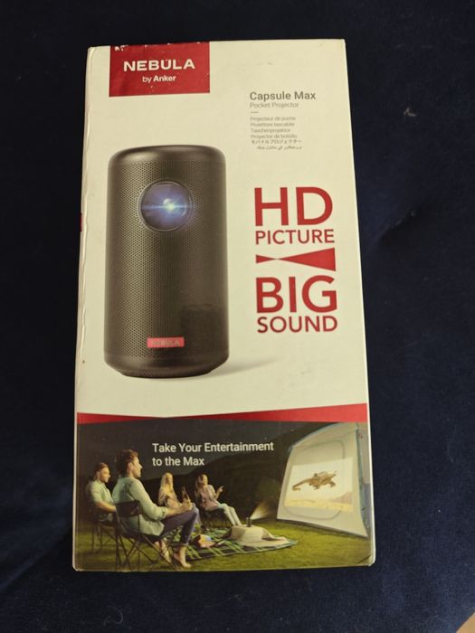 Projektor Nebula Capsule Max by Anker + stojak  | Stan Bardzo dobry