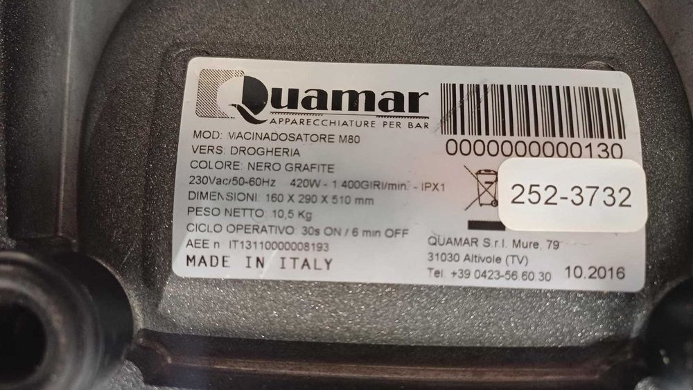 Кавомолка Quamar M80, із тримачем під пакет. Б/В, в Ідеальному стані.