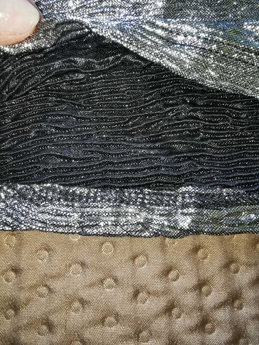 Nowa srebrna sukienka ramiączka mini rozmiar 36 38 S M Sylwestrowa