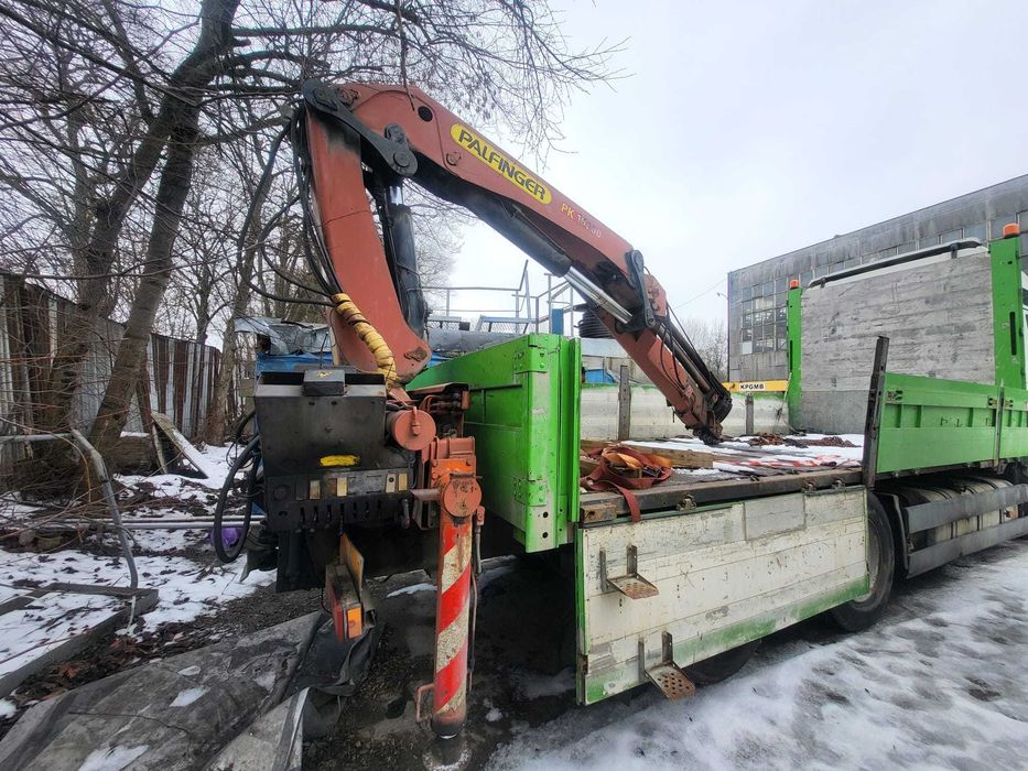 man tga  z dzwigiem  hds panfinger pk 16000