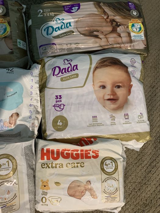 Підгузки Dada Huggies Bella Happy — різні розміри