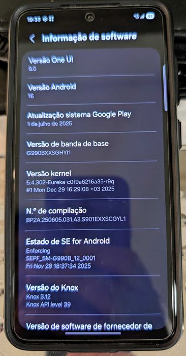 Samsung Galaxy S21 FE versão snapdragon com custom firmware