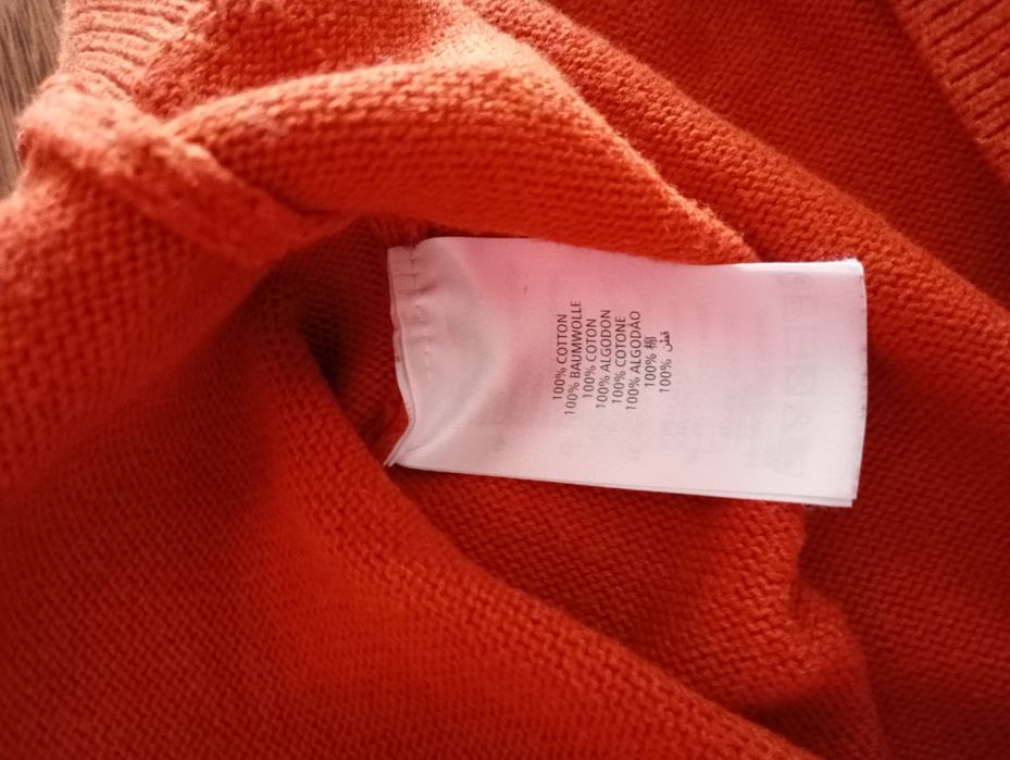 Sweter męski GANT v-neck bawełniany Old Money L