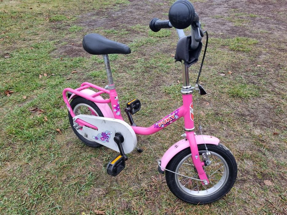 Rowerek Puky dla dziewczynki.