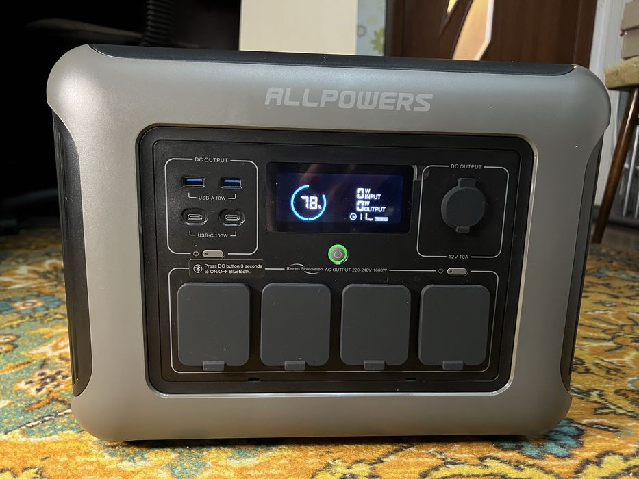 ТЕРМІНОВО! Зарядна станція Allpowers R1500 Lite (1152Wh / 1500W)