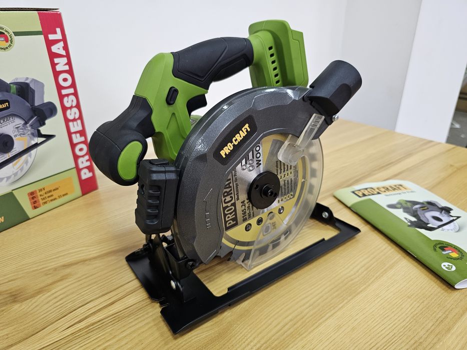 Пила Аккумуляторная дисковая ProCraft 165мм Лазер Гарантия 36мес