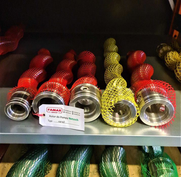 Stator rotor pompa śrubowa ślimakowa Netzsch Seepex Allweiler CSF Mono